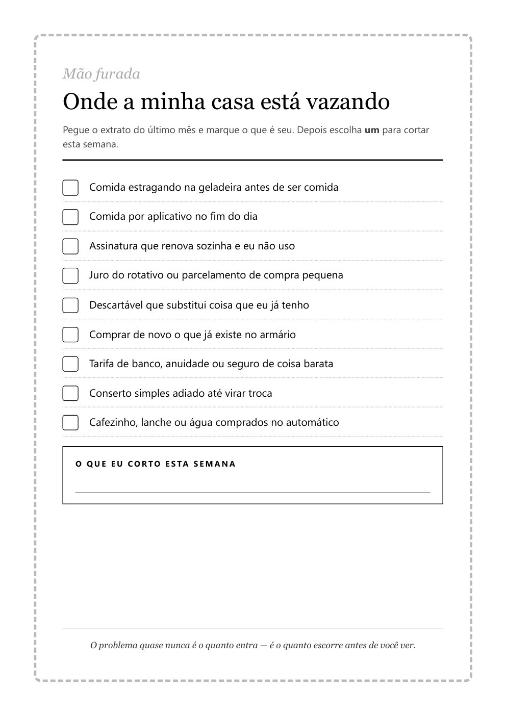 Uma das 12 fichas para imprimir